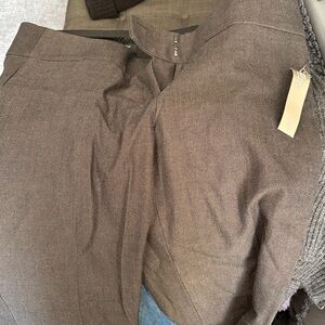 NWT Ann Taylor Loft Women’s Marisa Boot Cut Dress Pants Dark Grey Size 12